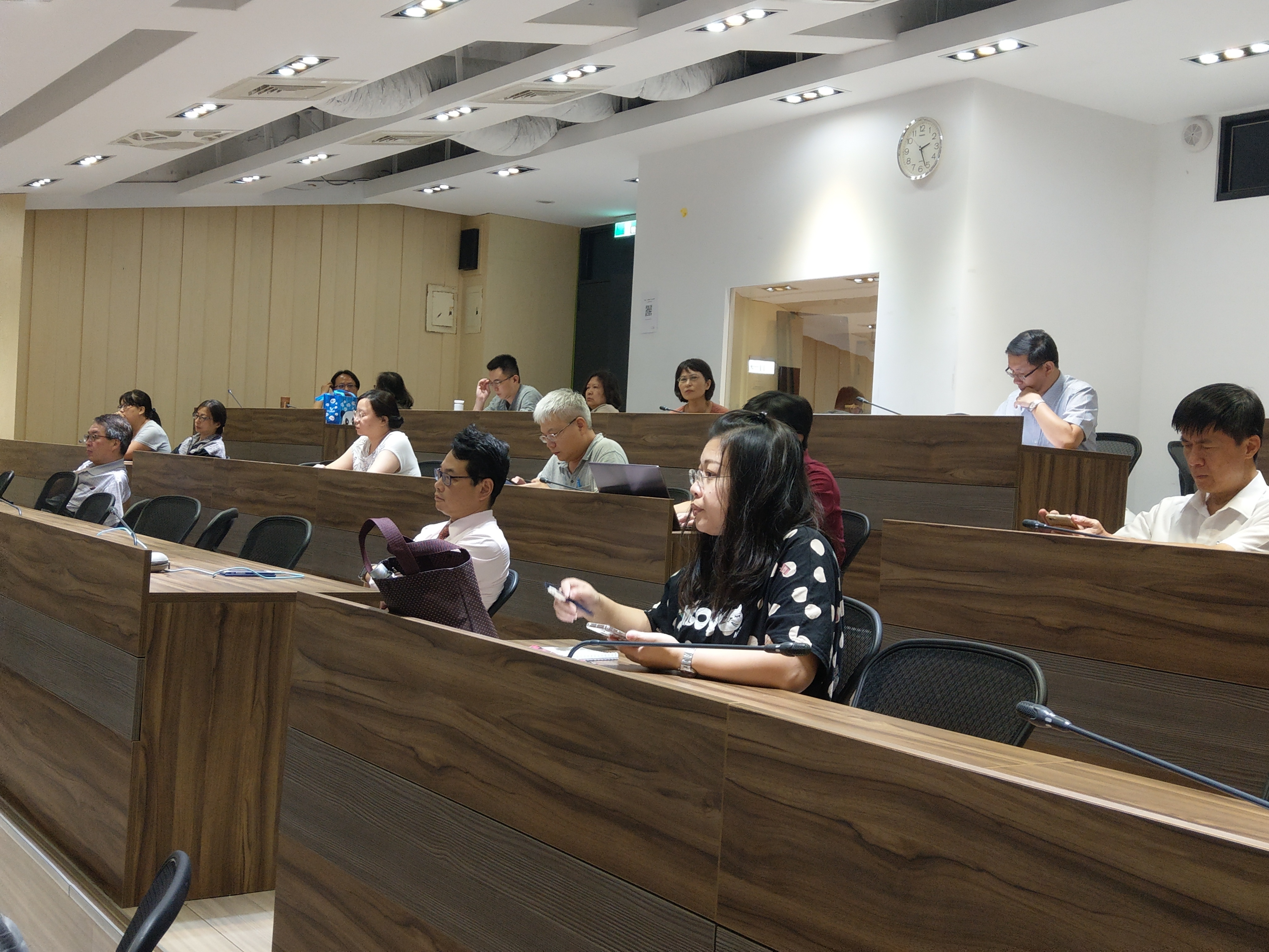 各系主任與種子教師提問